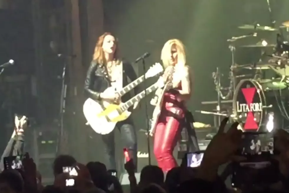 Lita Ford and Lzzy Hale Team Up for ‘Cherry Bomb’ and ‘Close My Eyes Forever’ in NYC