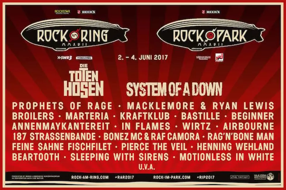 System of a Down, Prophets of Rage Lead 2017 Rock am Ring + Rock im Park