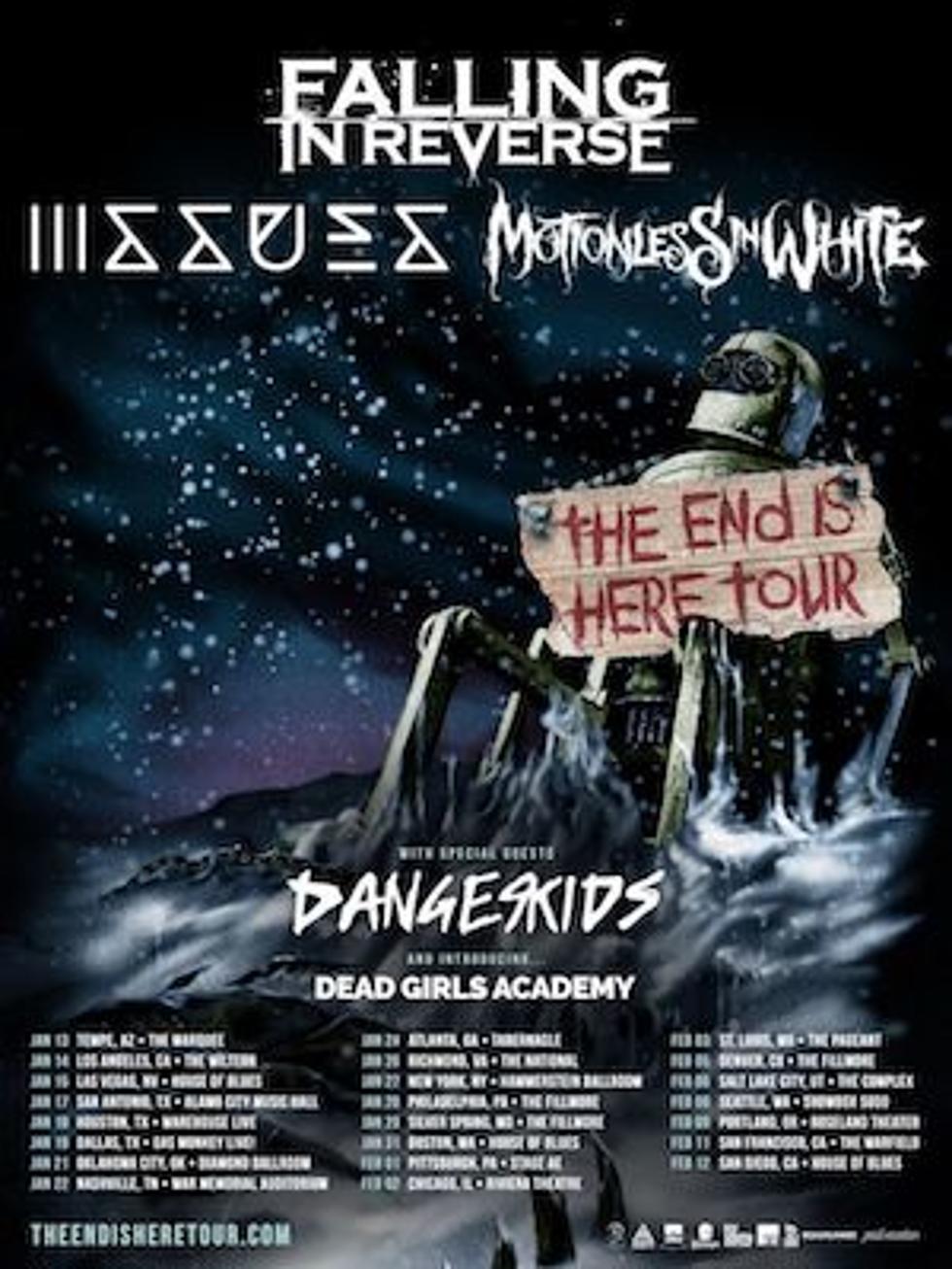 Falling In Reverse Announce &#8216;The End Is Here&#8217; Winter 2017 U.S. Tour