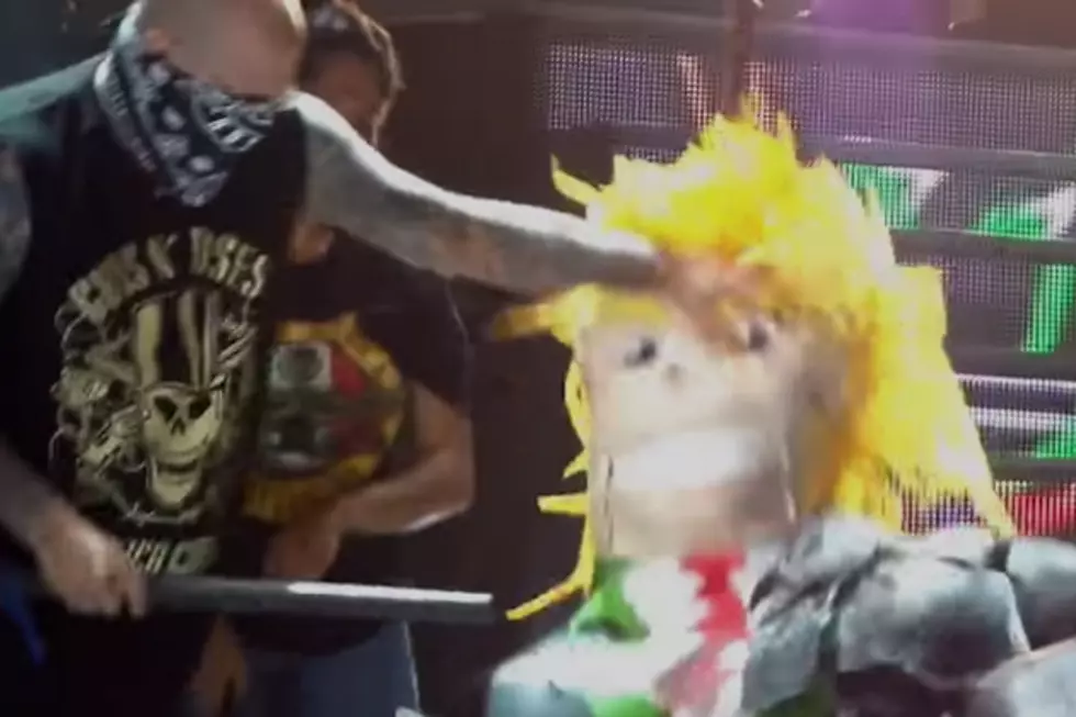 Guns N’ Roses Invite Fans in Mexico Onstage to Bash Donald Trump Pinata
