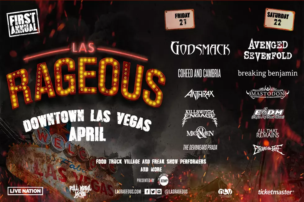 Win a Flyaway Trip to the Las Rageous Festival Headlined by Godsmack + Avenged Sevenfold!