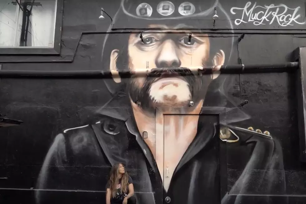 Lemmy Kilmister Roxy Mural Overlooks Lemmy’s Lounge at L.A’s Rainbow Bar & Grill