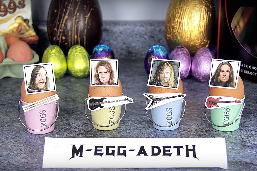 Watch This Cracked Version of Megadeth’s ‘Symphony of Destruction’ Played With Eggs