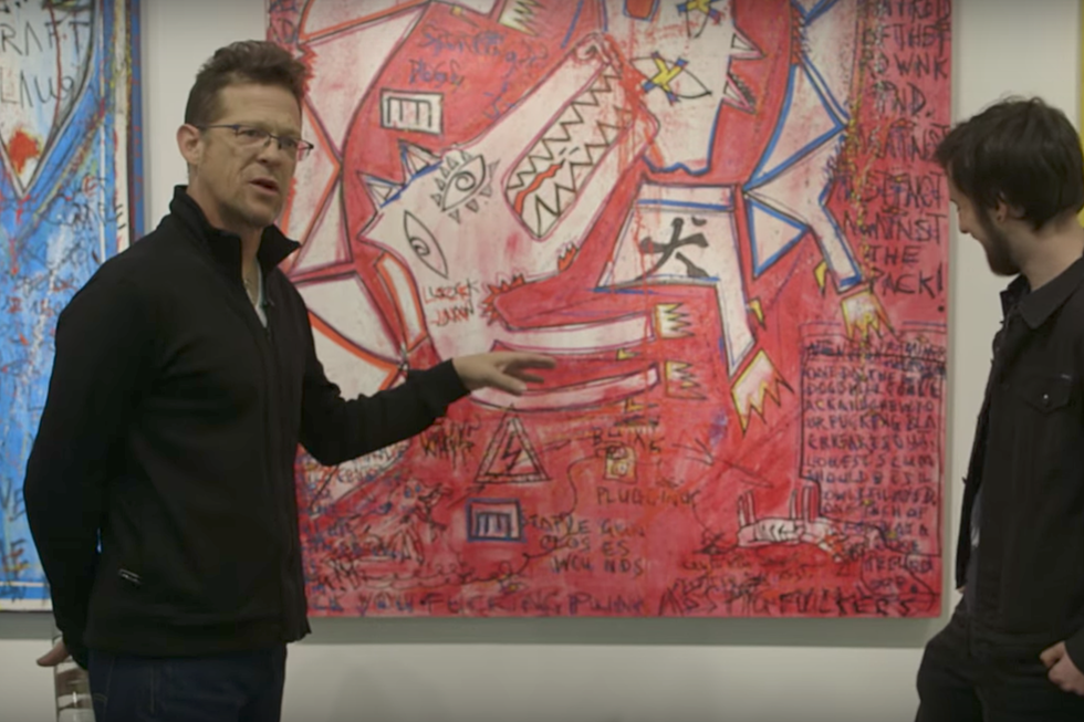 Jason Newsted Showcases His ‘RAWK’ Art Exhibit + Shares How Metallica’s Lars Ulrich Influenced His Work [Exclusive Video]