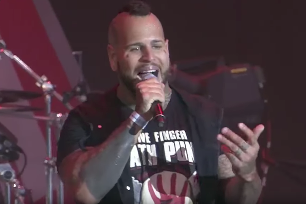 Watch Pro-Shot Footage of Tommy Vext Filling In for Ivan Moody in Fiver Finger Death Punch at Graspop Festival