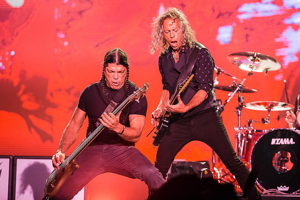 Metallica’s Robert Trujillo + Kirk Hammett Jam on Trust’s ‘Antisocial’ in Paris