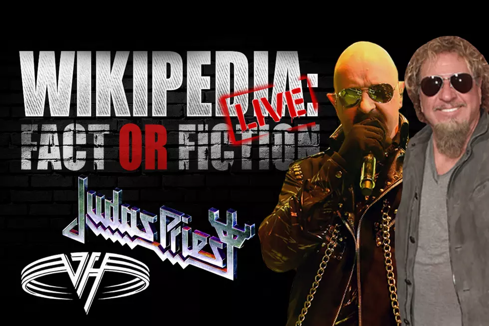 Judas Priest’s Rob Halford + Sammy Hagar Play ‘Wikipedia: Fact or Fiction?’ Live