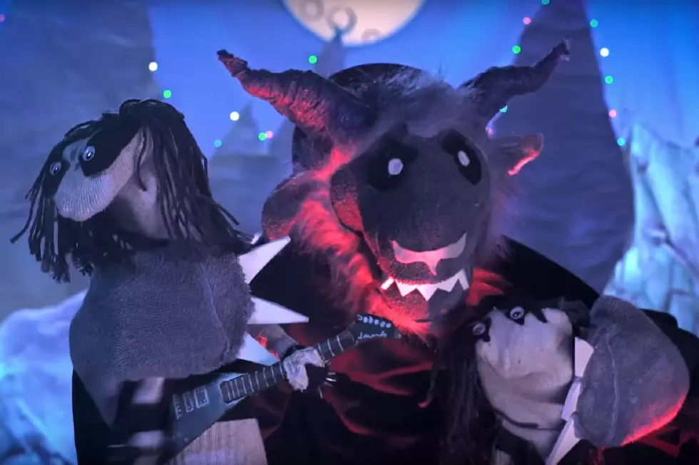 Watch Philip Anselmo as Krampus Battle Santa Claus in Sock Puppet Parody