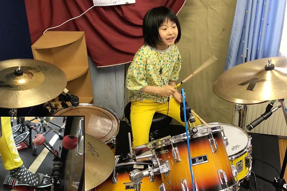 8-Year-Old Girl Covers Led Zeppelin on Drums, Kills It