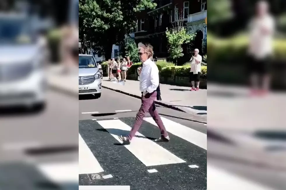 Paul McCartney Crosses Abbey Road 49 Years Later