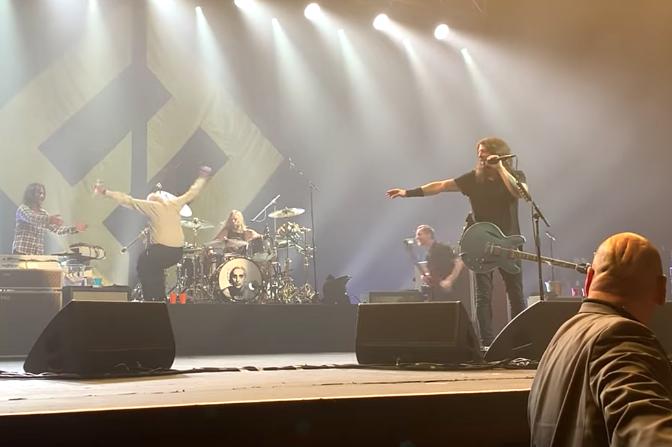 World’s Drunkest Man Crashes Foo Fighters’ Stage, Almost Takes Out Drum Kit
