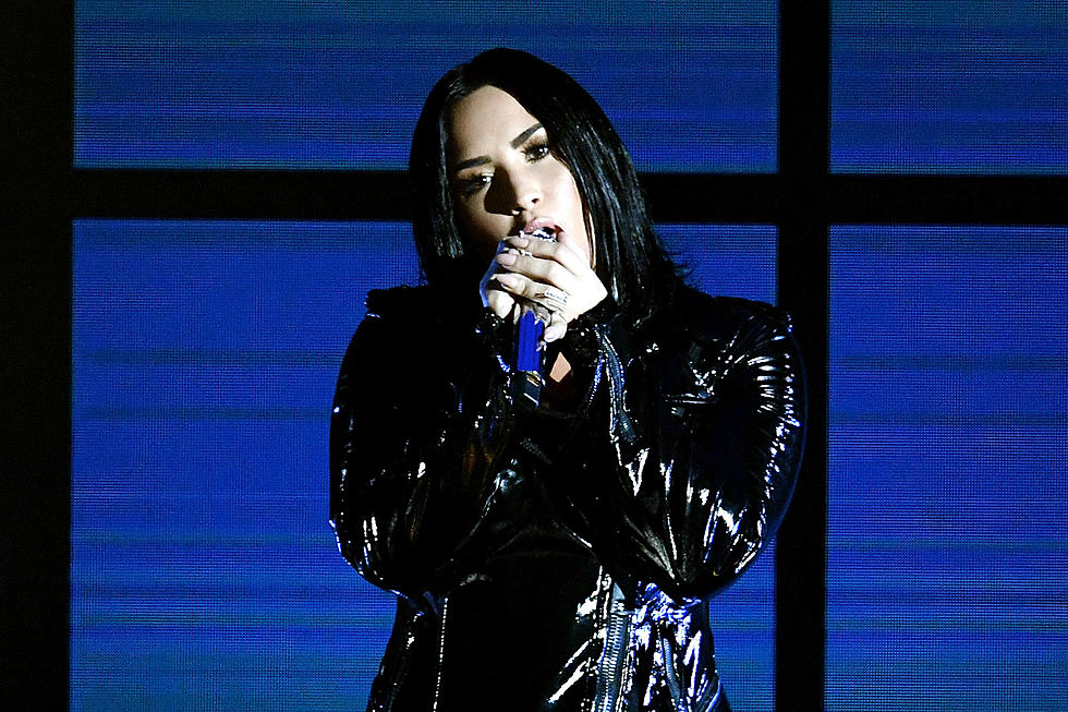 Demi Lovato Rocks Metal Music in Her Car