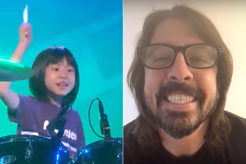 Watch Dave Grohl Praise Nine-Year-Old Drum Prodigy After ‘The Pretender’ Performance