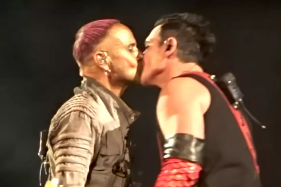Rammstein Guitarists Kiss Onstage in Moscow, Defying Russian Anti-LGBT Laws