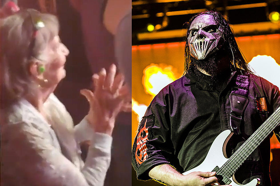 Watch the Coolest Grandma Ever Rock Out at Slipknot Show