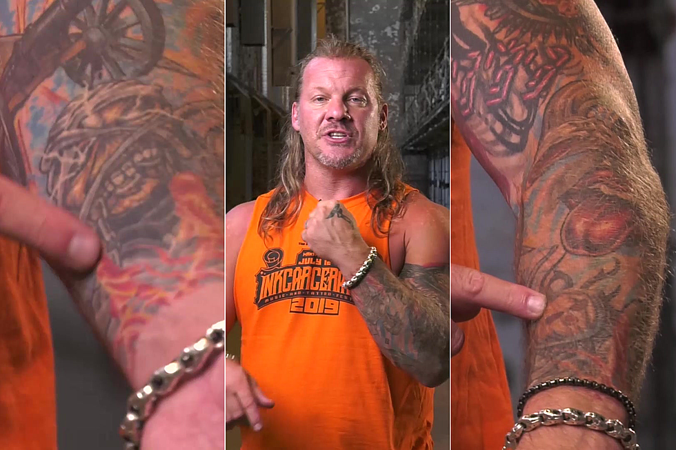 Chris Jericho + M. Shadows Have Matching Tattoos