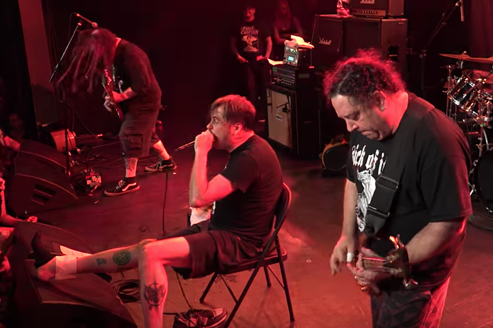 Napalm Death’s Barney Greenway Injures Ankle Onstage, Finishes Tour While Sitting