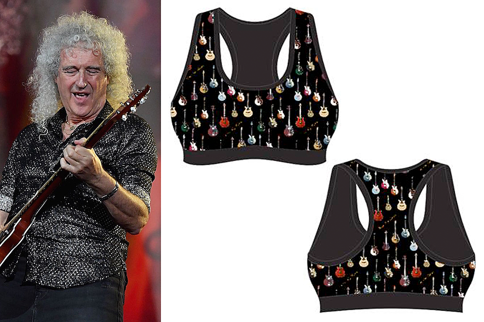 Queen’s Brian May Is Selling Signature Guitar Pattern Sports Bras