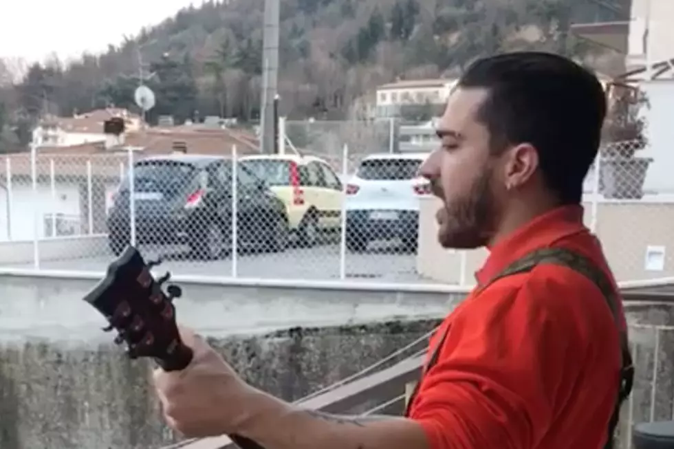 Quarantined Man in Italy Plays Slayer on Guitar From Balcony