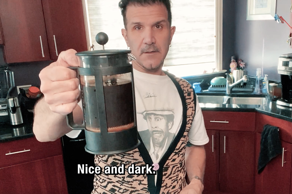 Anthrax’s Charlie Benante Cosplays as Ferris Bueller While Making Quarantine Coffee