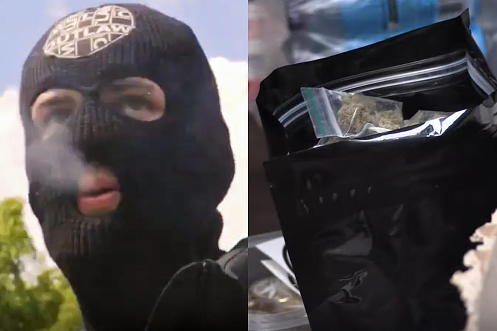 Masked Music Producer Hands Out Free Weed + Toilet Paper During Pandemic
