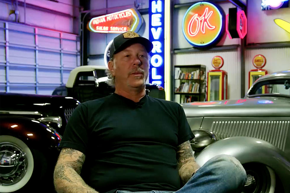 Metallica's James Hetfield Showcases Classic Cars in Video