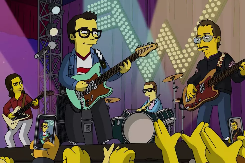 weezer debuts a new song on The simpsons