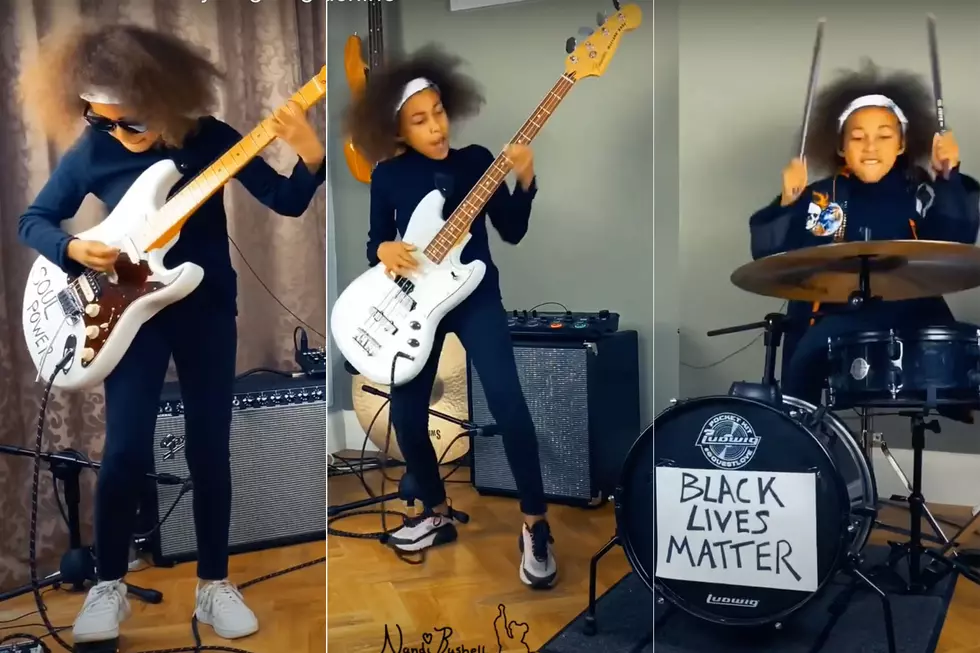 10-Year-Old Girl Rocks Rage Against the Machine for Black Lives Matter Salute