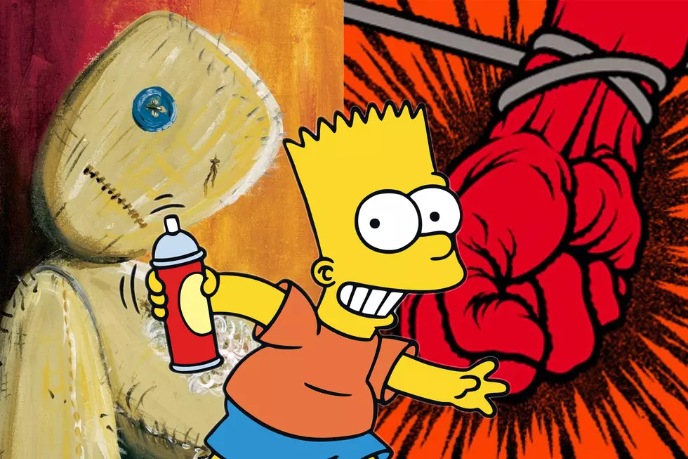 25 ‘The Simpsons’ Versions of Classic Rock + Metal Album Covers