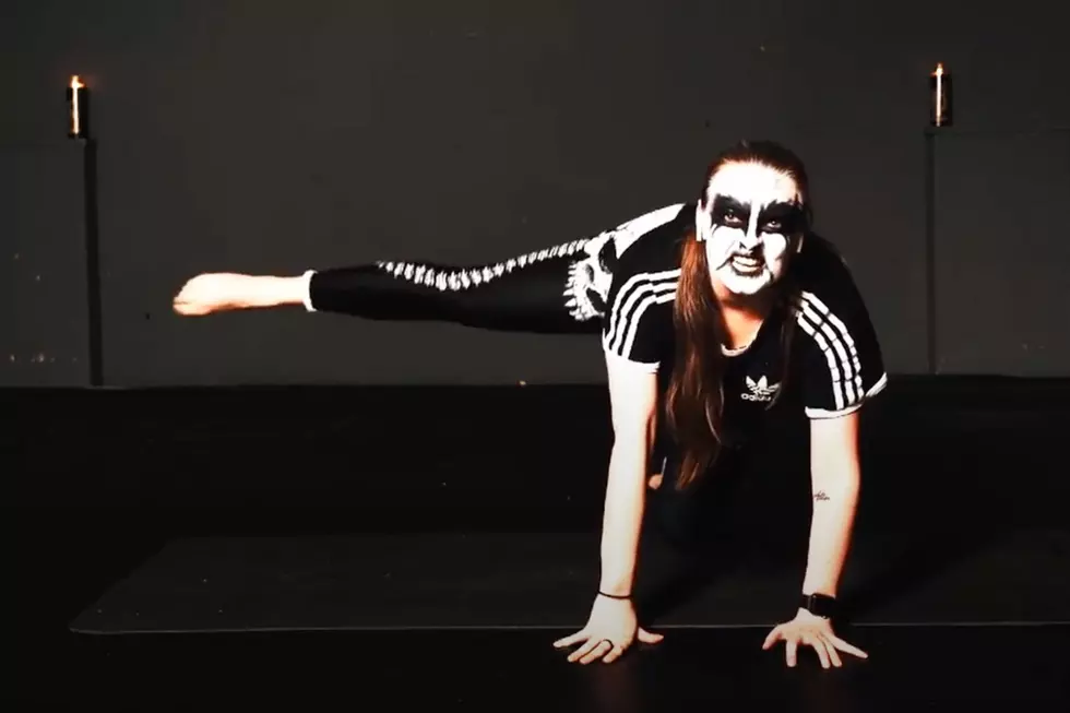Woman Teaches Black Metal Yoga in Corpse Paint