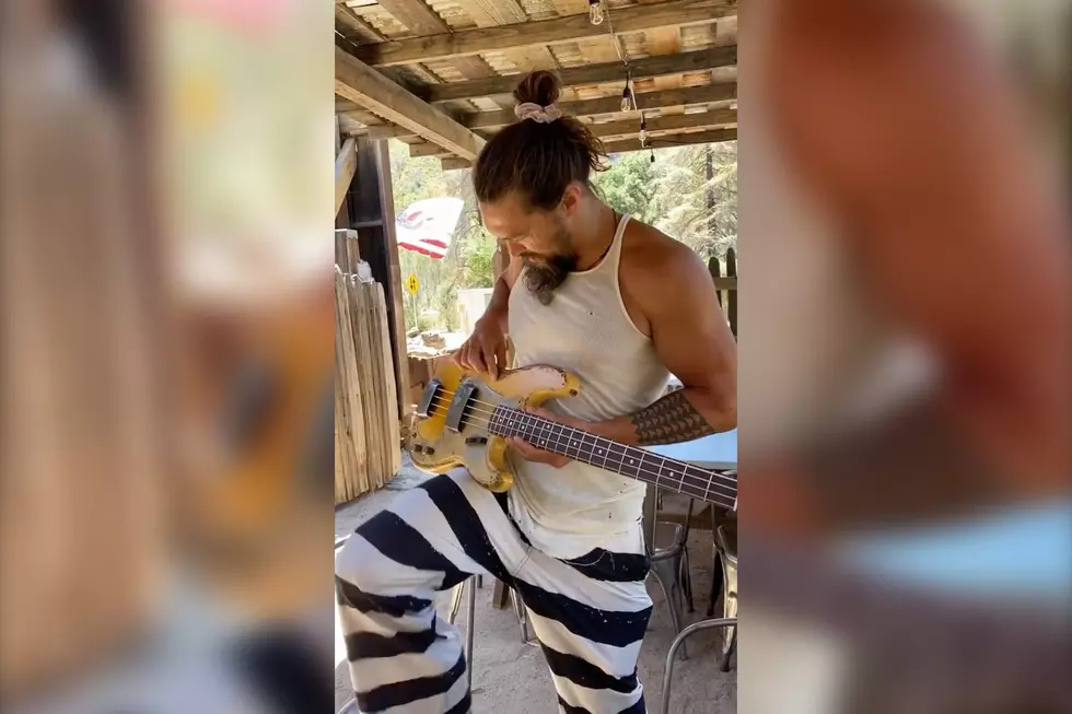 Watch Jason Momoa Play Red Hot Chili Peppers on His New Bass