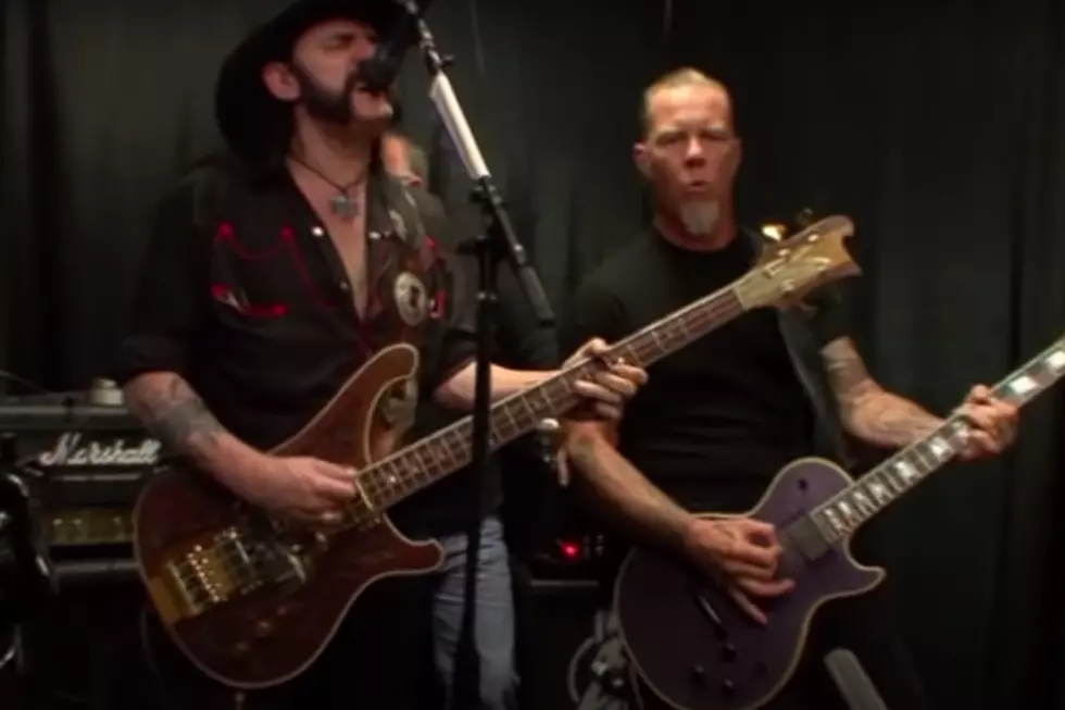 Watch Metallica Play Two Songs Backstage With Lemmy Kilmister
