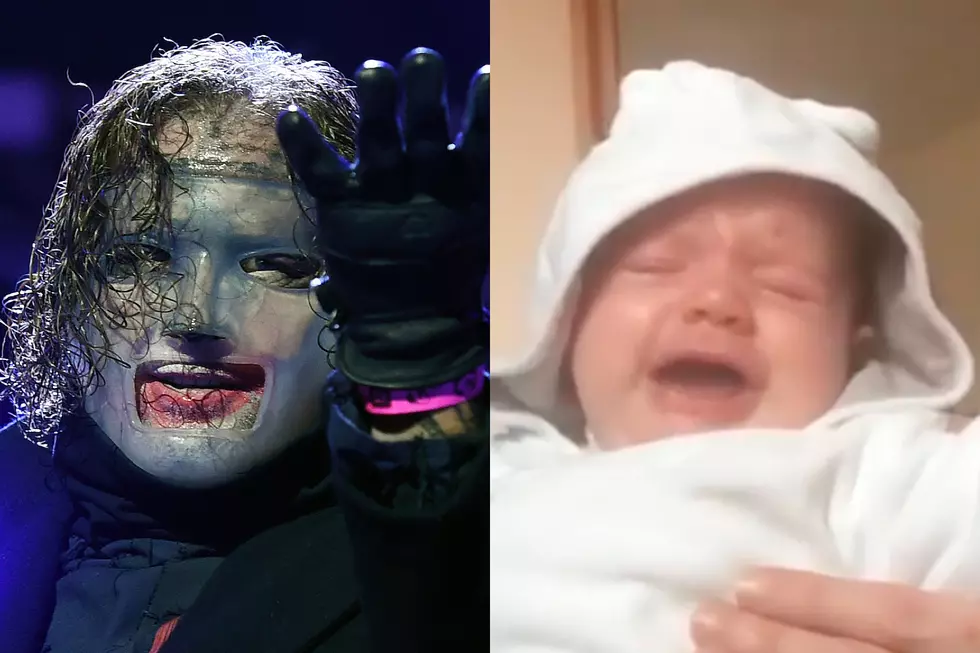 WATCH: Baby Only Stops Crying When Slipknot Plays