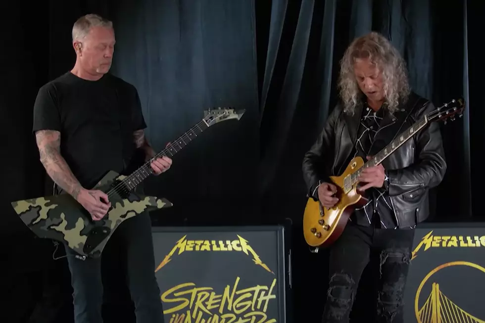 Watch Metallica Play U.S. National Anthem Before NBA Game