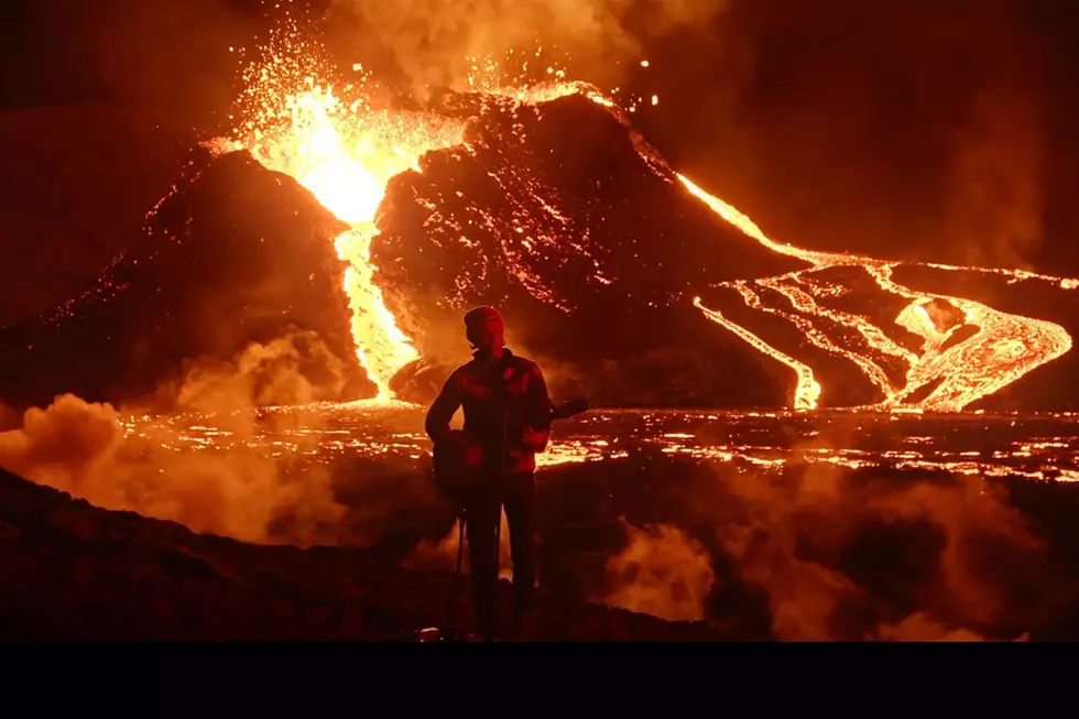 Kaleo Singer Performs 'Skinny' in Front of Erupting Volcano