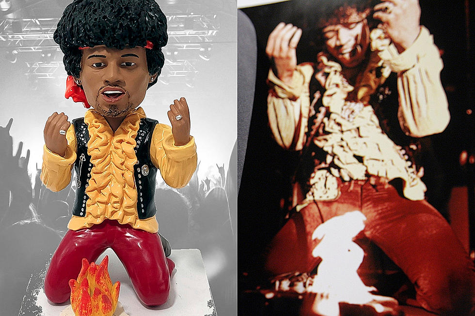 Honor Jimi Hendrix's Fiery Guitar Destruction With New Bobblehead