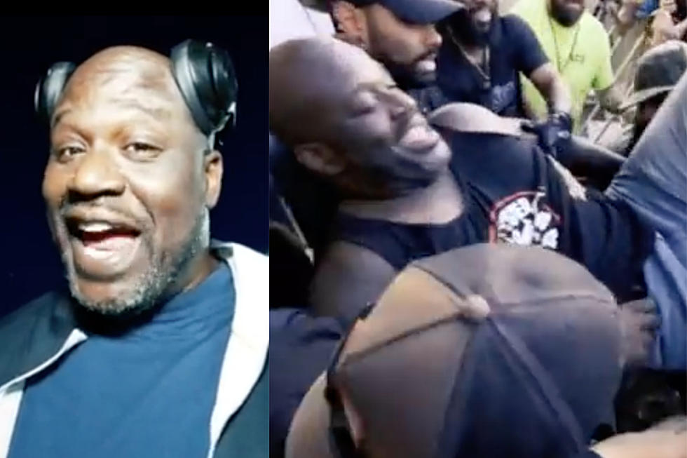 Shaquille O’Neal Stage Dives for First Time During Festival DJ Set
