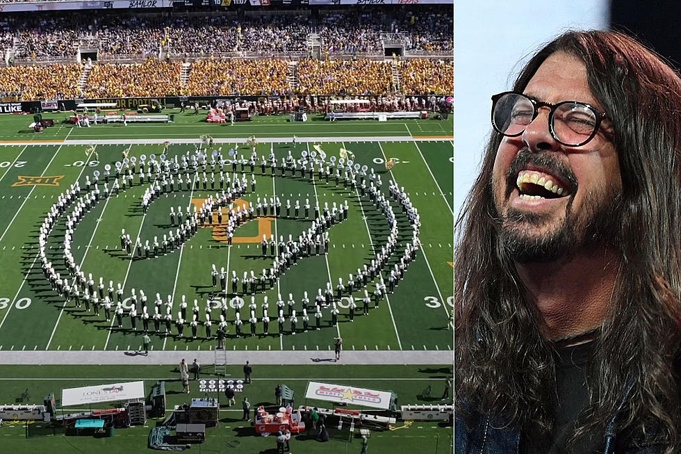 College Marching Band Pays Tribute to Foo Fighters at Football Game