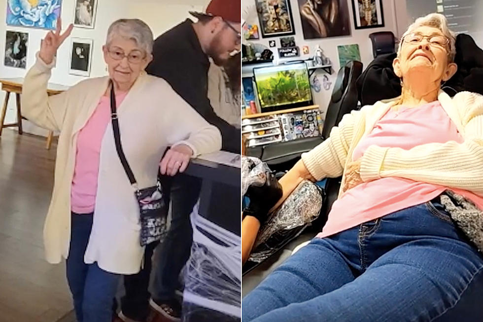 Grandma Gets First Tattoo at 82, Says She’s ‘Just Beginning’