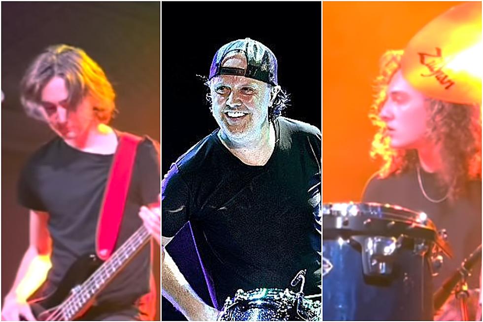 Lars Ulrich's Sons Perform as Taipei Houston at Metallica Concert