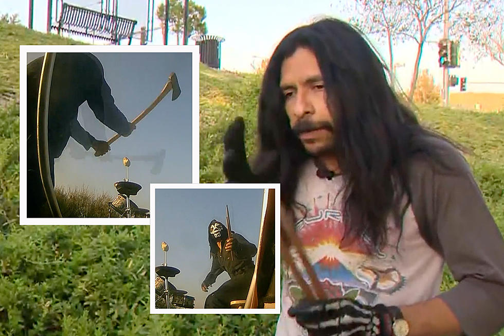 Metal Drummer Attacked by Man With Ax + Gun in California
