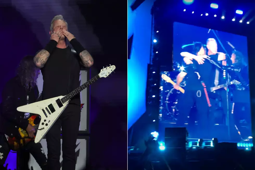 James Hetfield Admits Insecurity Onstage, Gets Group Hug