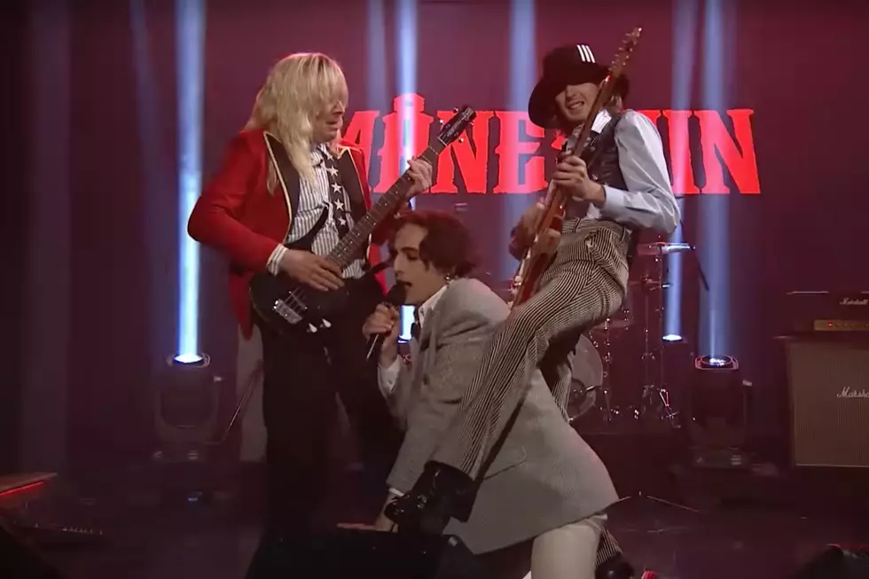 Maneskin Recruit Jimmy Fallon to Play Bass on &#8216;Supermodel&#8217; for &#8216;Tonight Show&#8217; Appearance
