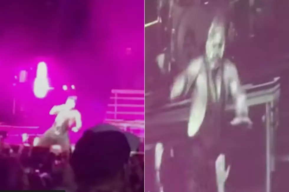 Mudvayne's Chad Gray Falls Off Stage During 'Not Falling'