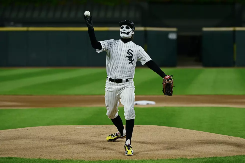 Ghost's Papa Emeritus IV Throws First Pitch at MLB Game