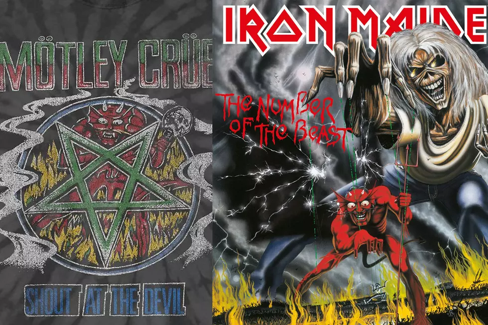 What&#8217;s Iron Maiden&#8217;s &#8216;The Number of the Beast&#8217; Devil Doing on a Motley Crue Shirt?
