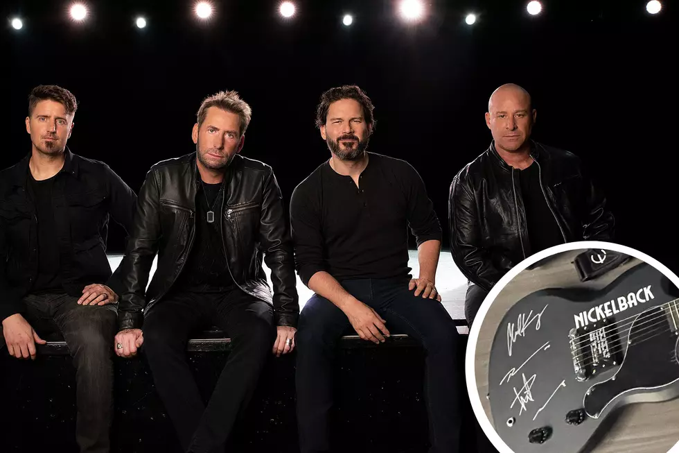 Enter to Win a Guitar + Mini-Amp Signed By Nickelback