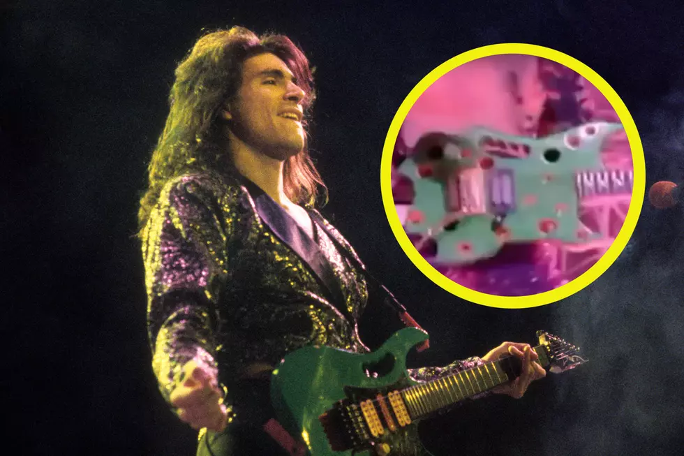 Steve Vai Reunited With 'Swiss Cheese' Guitar From 'Yankee Rose'
