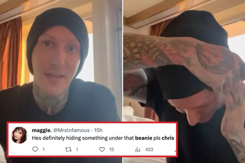 Chris Motionless Trolls Fans With Video About What He’s Hiding Under His Beanie