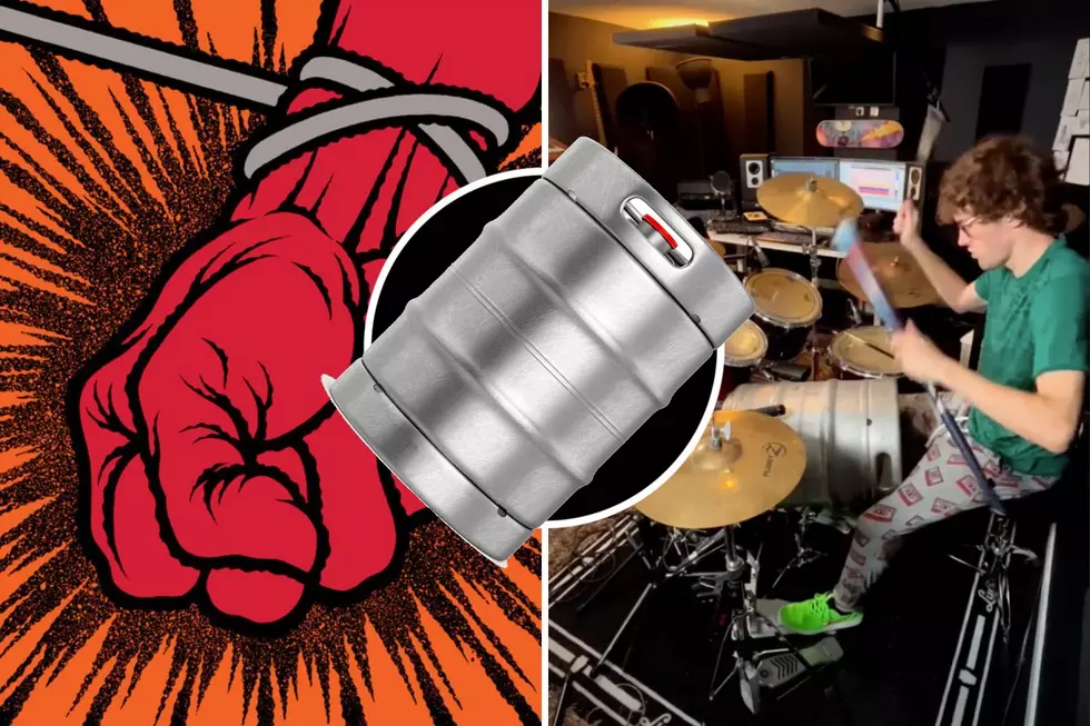 TikTok Musician Plays Metallica's 'St. Anger' With Beer Keg Drum